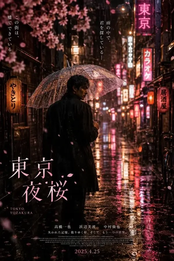 东京雨夜谜案 电影海报，日本悬疑/犯罪/剧情影片